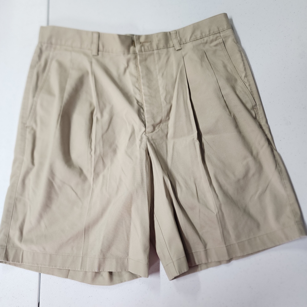 Nordstrom Tan Flat Front Shorts